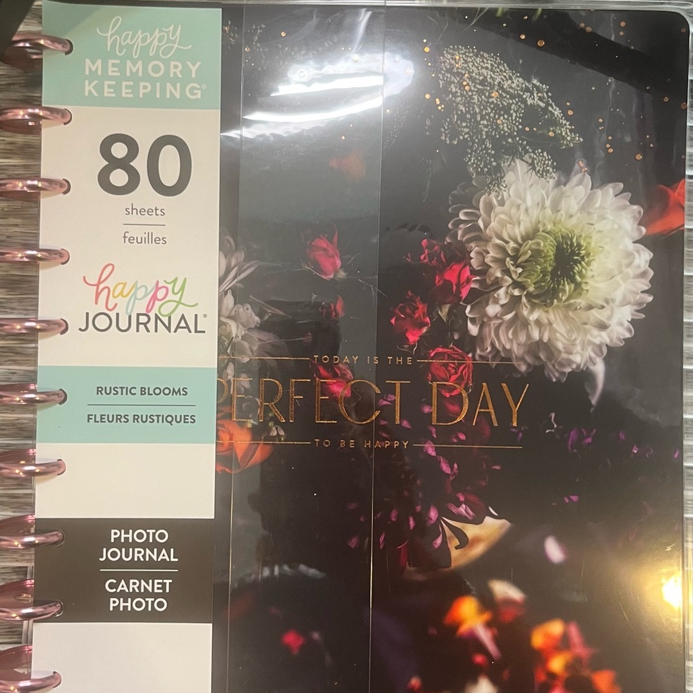 The Happy Planner Memory Keeping Rustic Blooms Big Photo Journal